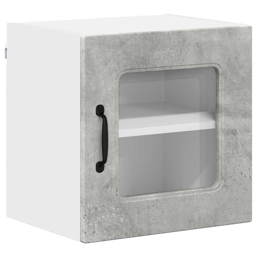 Kitchen Wall Cabinet 2 pcs Concrete Grey 40 x 31 x 40 cm